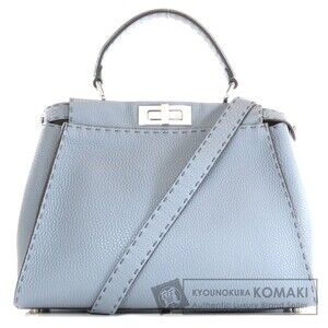 Fendi Peekaboo Selleria Handbag Calfskin